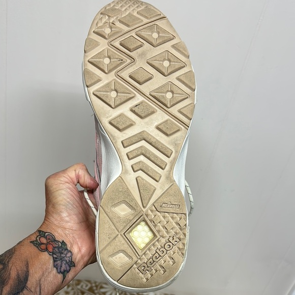 Reebok Pink and White Modern Chunky Sneakers - Picture 10 of 15